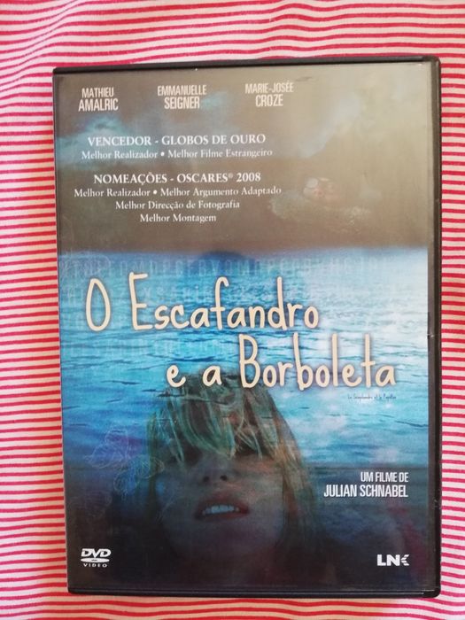 Dvd do filme "O Escafandro e a Borboleta" (portes grátis)