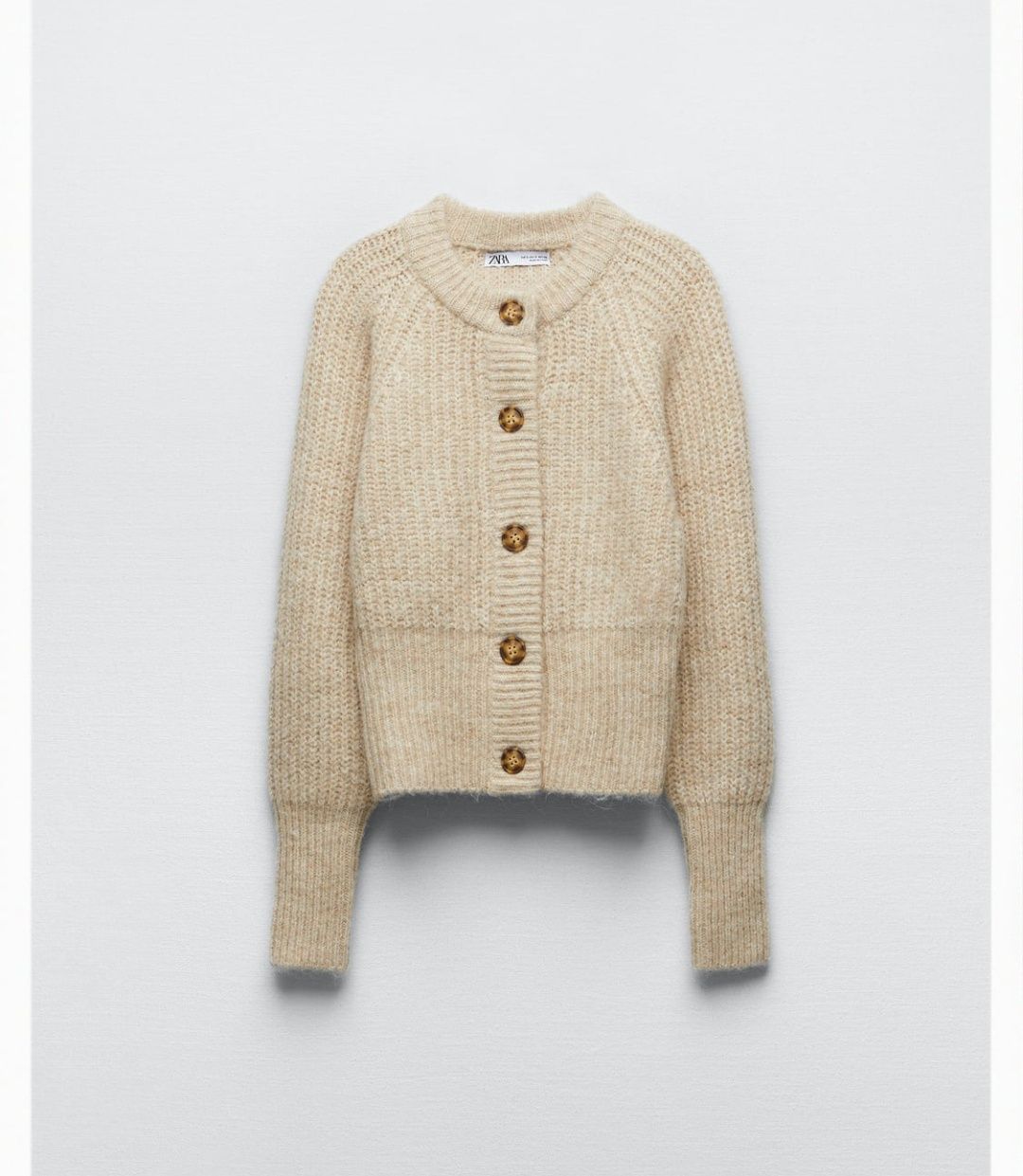 Cardigan lã Zara