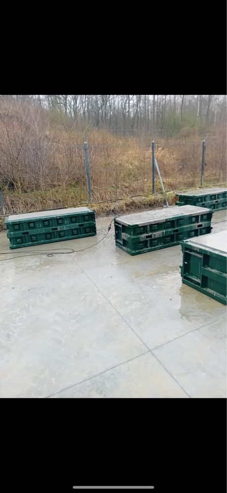 Forma do bloków betonowych 180x60x60 - GRATIS przegroda, formy, ściany