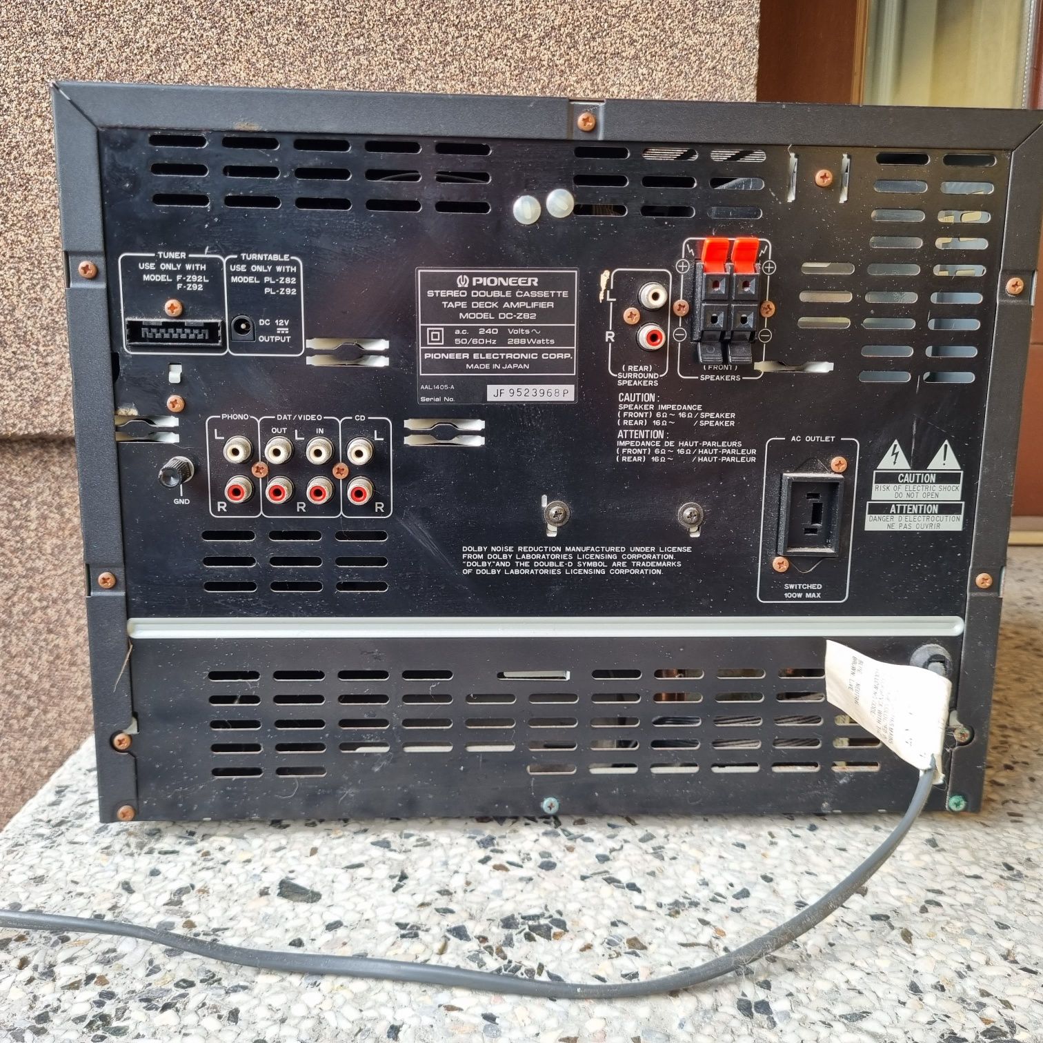 Wzmacniacz Pioneer DC-Z82 z Equalizerem - Stan Dobry