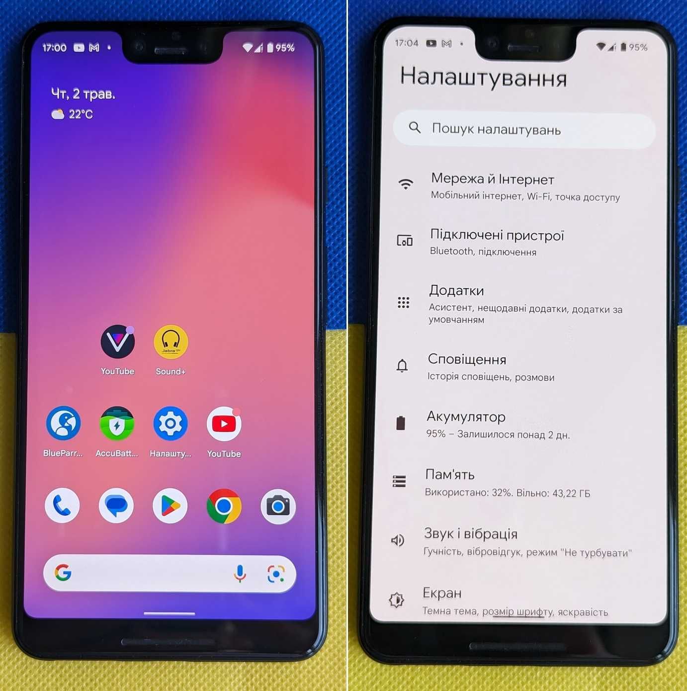 З США Google Pixel 3XL 4/64 GB  без вигорання батарея 93 %  все працює