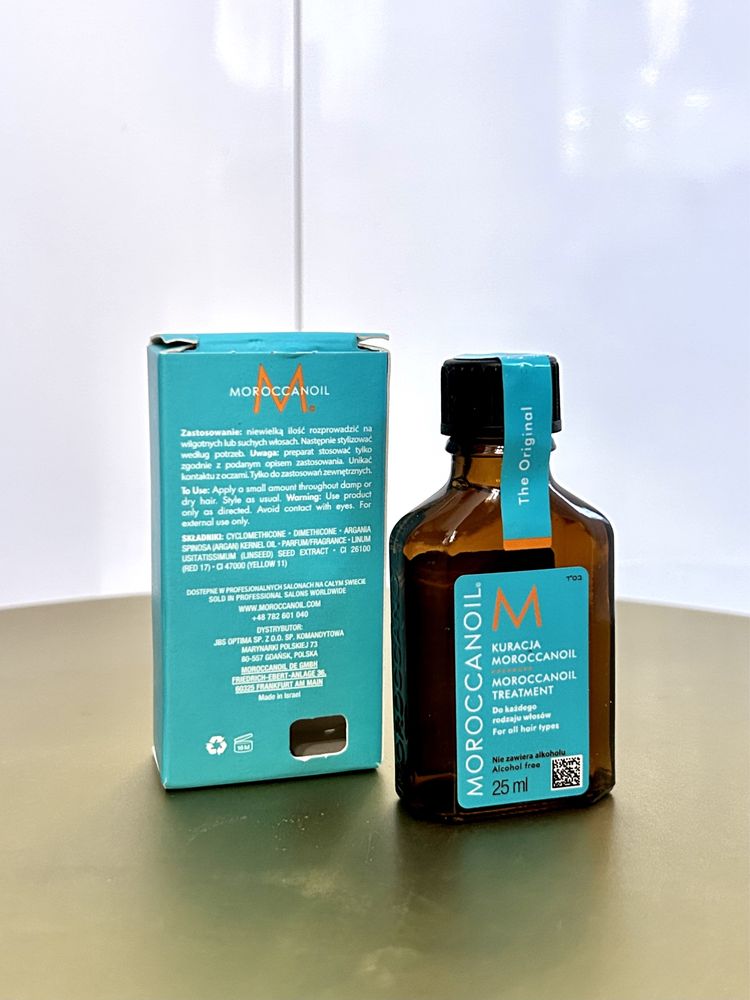 Moroccanoil Kuracja Naturalny Olejek Arganowy do włosów 25ml