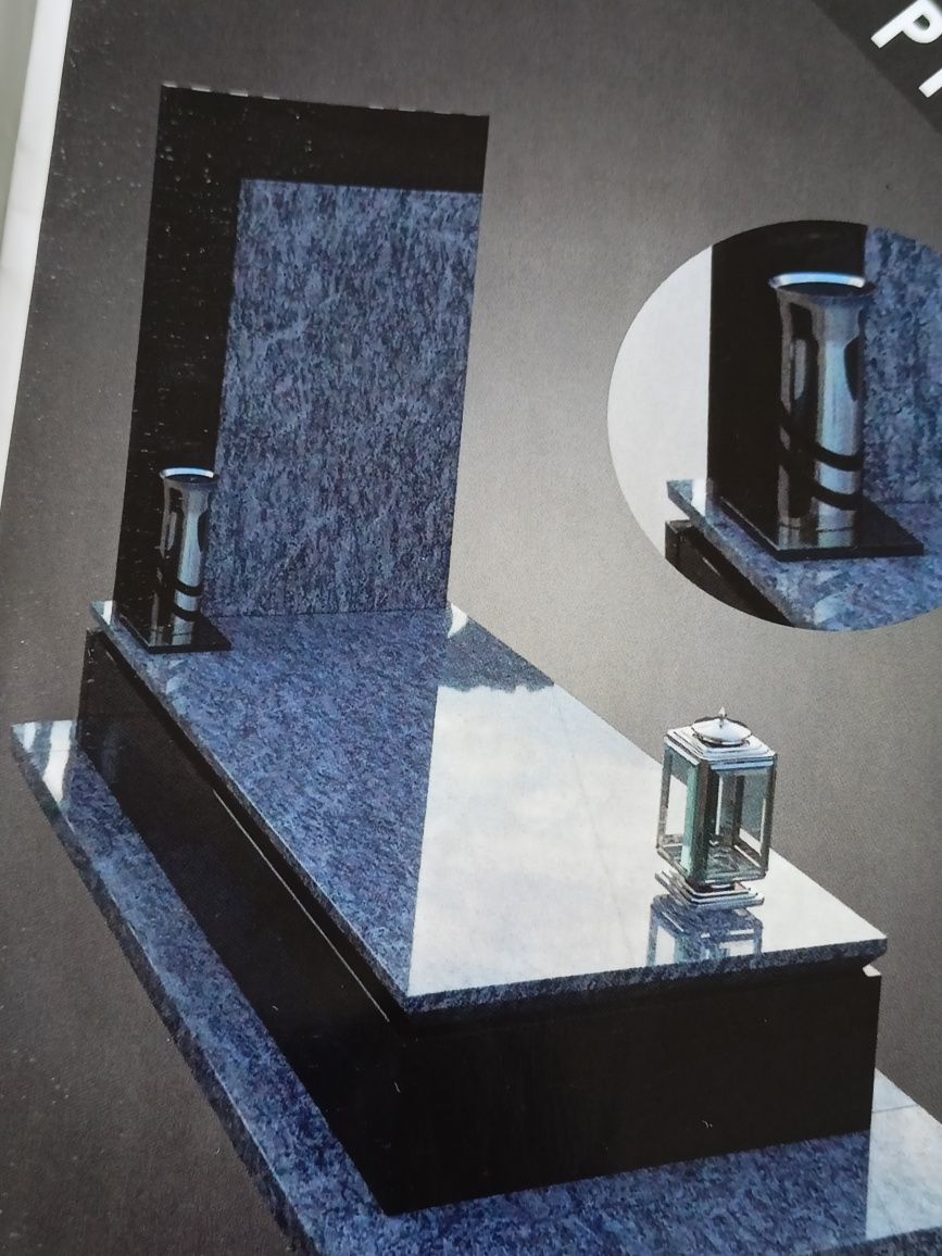 Nagrobki granitowe i Parapety