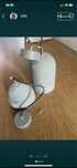 2 lampy betonowe sufitowe