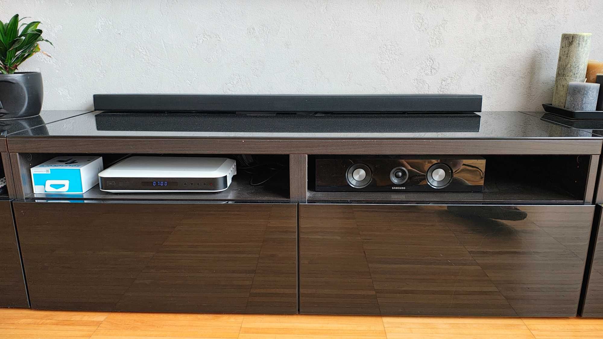 Szafki Ikea Besta Czarne pod TV albo do przechowywania