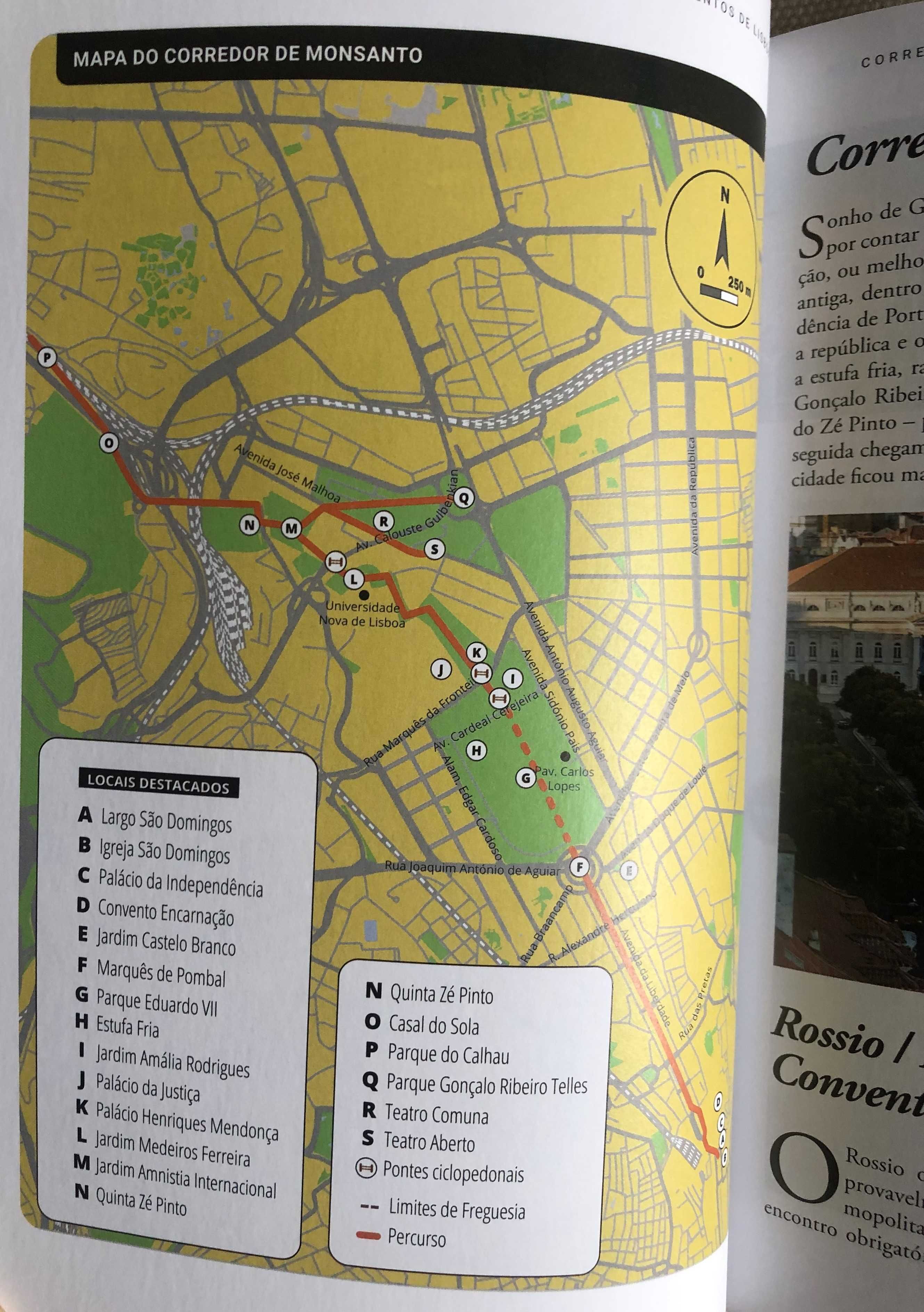 Guia dos Corredores Verdes, Parques, Jardins e Geomonumentos de Lisboa