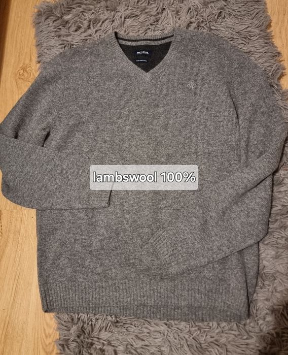 Sweter z wełny jagniecej L/XL