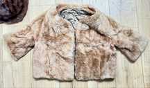 Futra naturalne lis jenot norka vintage skory