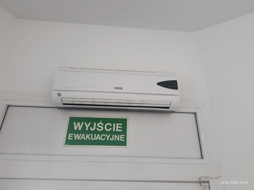 Kurtyna GrzewcA Powietrzna N'OVEEN HC2200 BIAŁA PILOT LED TIMER 200W