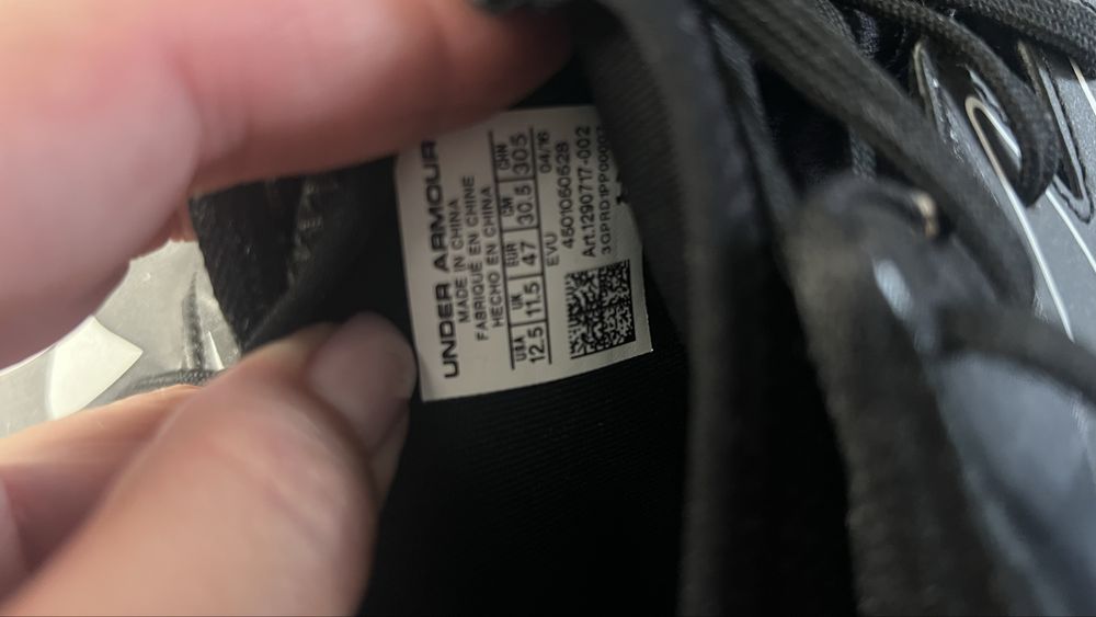 Бутси бутсы Under Armour Nitro 47 ( 30 cм) оринінал нові