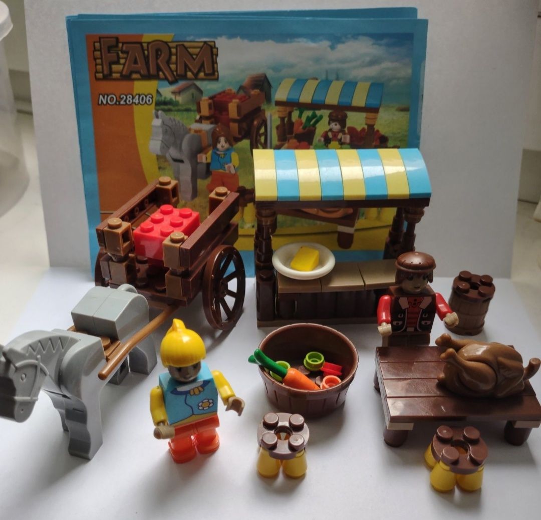 Klocki Dromader jak Lego Farma Stragan