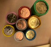Moedas correntes de Euro do Chipre (novas, não circuladas)