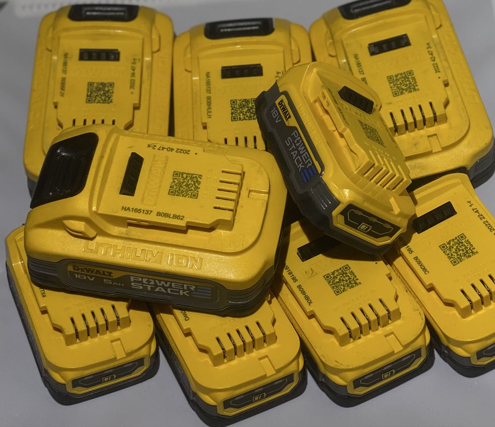 Akumulatory /Baterie Dewalt /Używane PowerStack