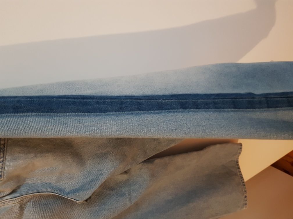 Review jeans spodnie z szerokimi nogawkami rozm. 29