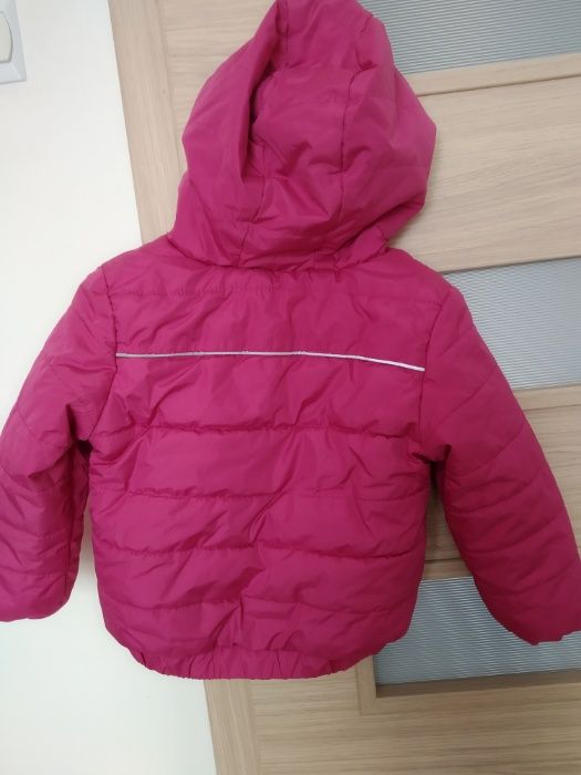 Kurtka, kurteczka zimowa KIK, 98 cm, ciemny róż