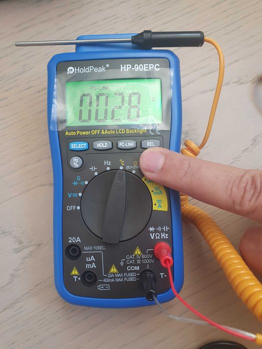 Цифровой мультиметр с USB подключением к ПК HoldPeak HP-90EPC