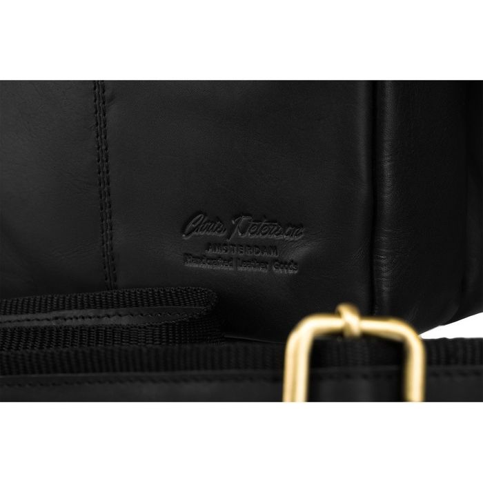 skórzana torebka męska listonoszka na pasku - peterson