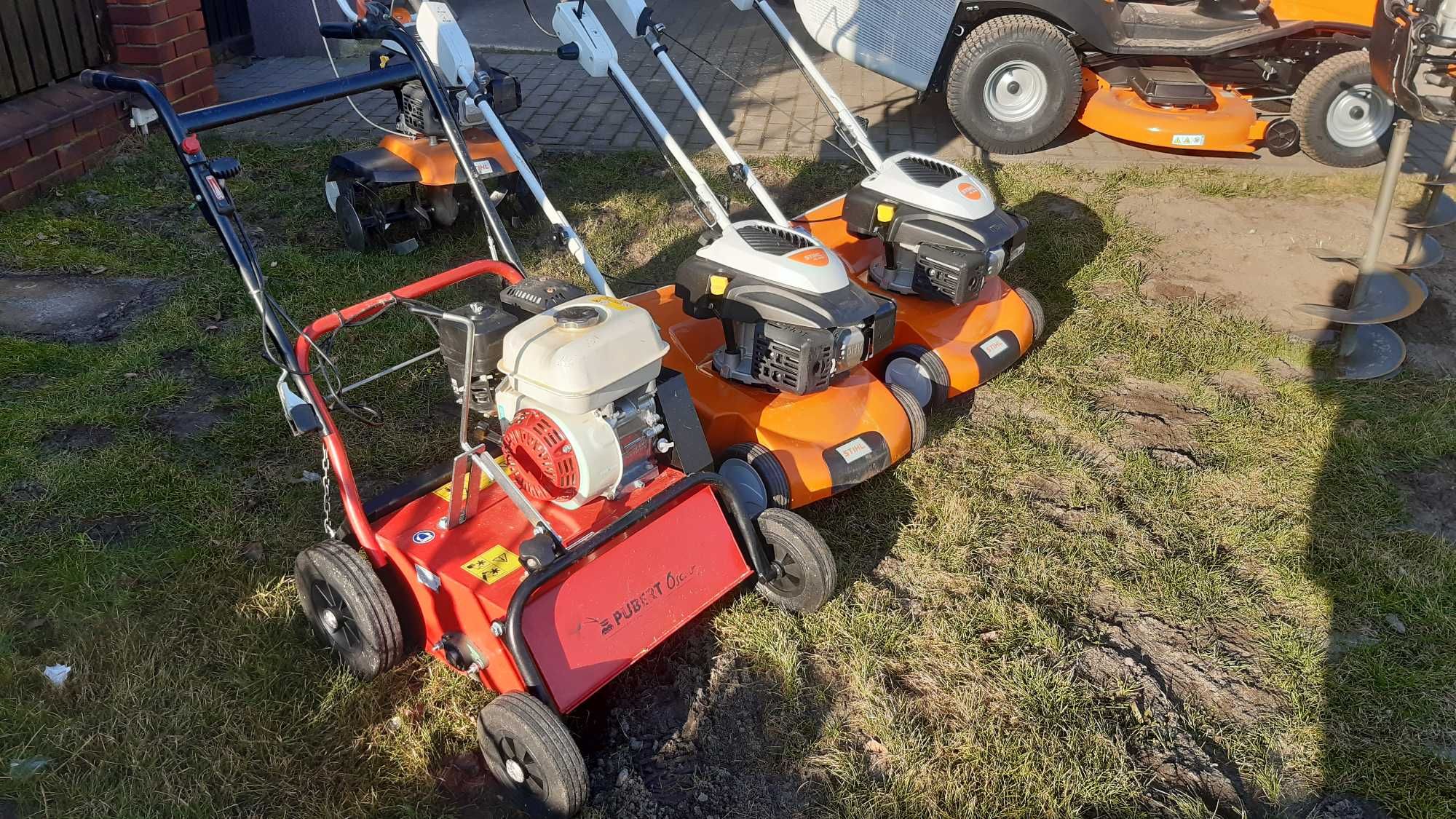 Wynajem wypożyczenie Glebogryzarki Stihl Husqvarna wertykulator