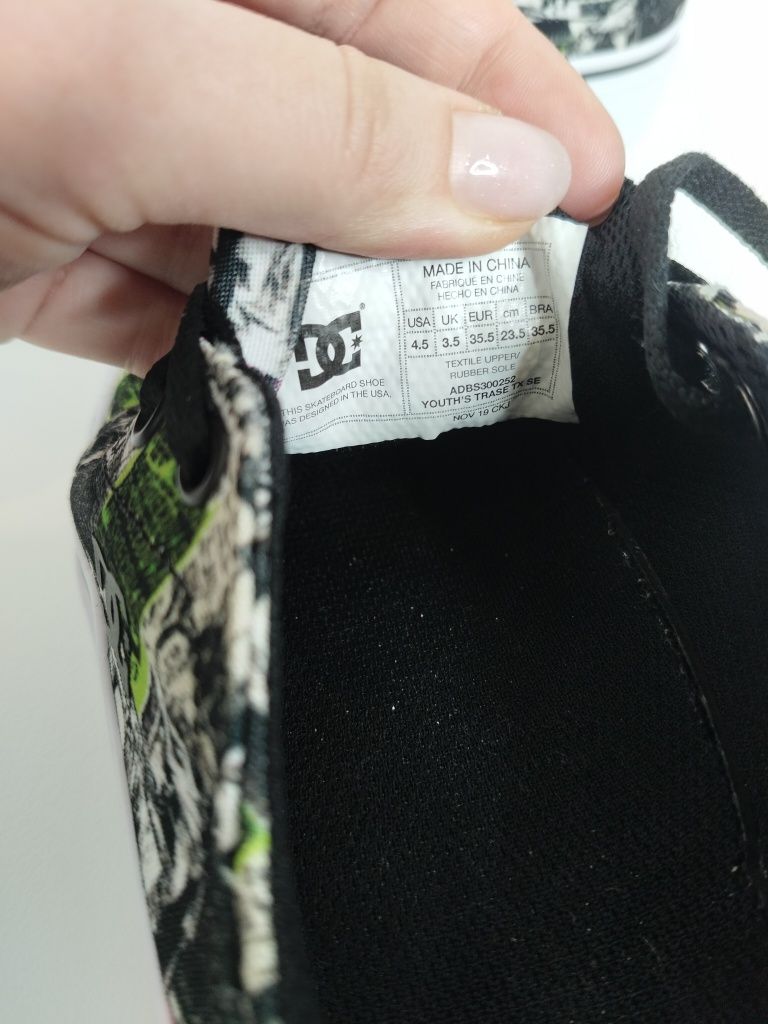 Дитячі оригінальні кросівки кеди DC Shoes 35р.