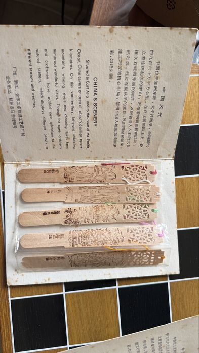 Marcadores livros ttabalhados chineses