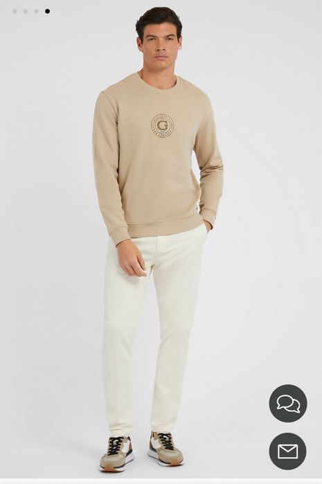 Чоловічий бежевий світшот Guess