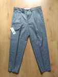 Nowe spodnie Burton Menswear London S Tapered w32 szary gołębi melanż