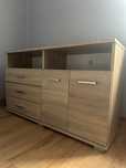 Komoda pod telewizor + szuflady 110x35x62