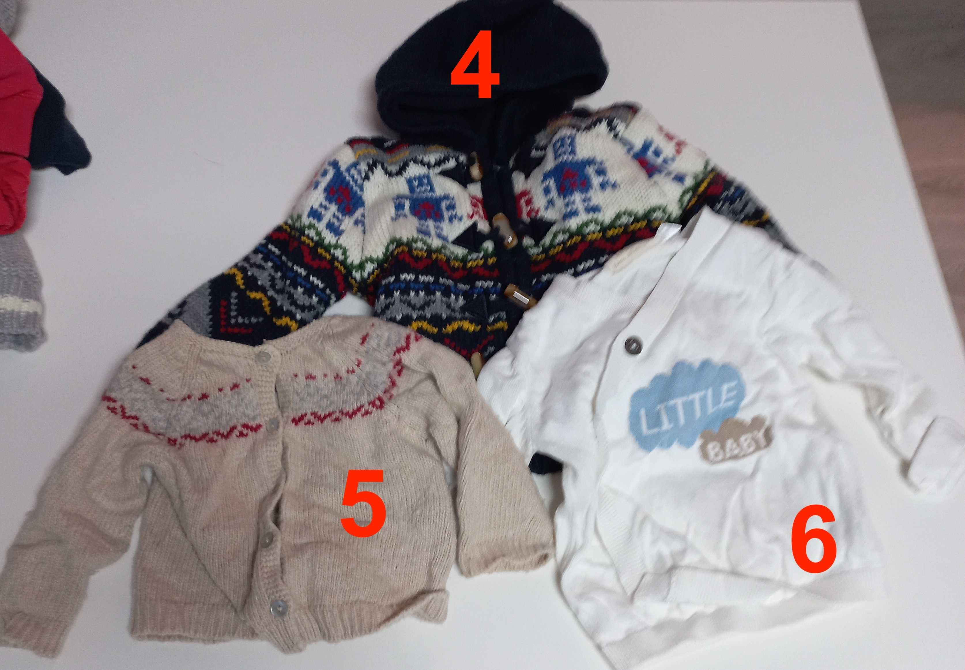 Roupa de bebé - Casacos (pack 3) (6 e 9 meses)