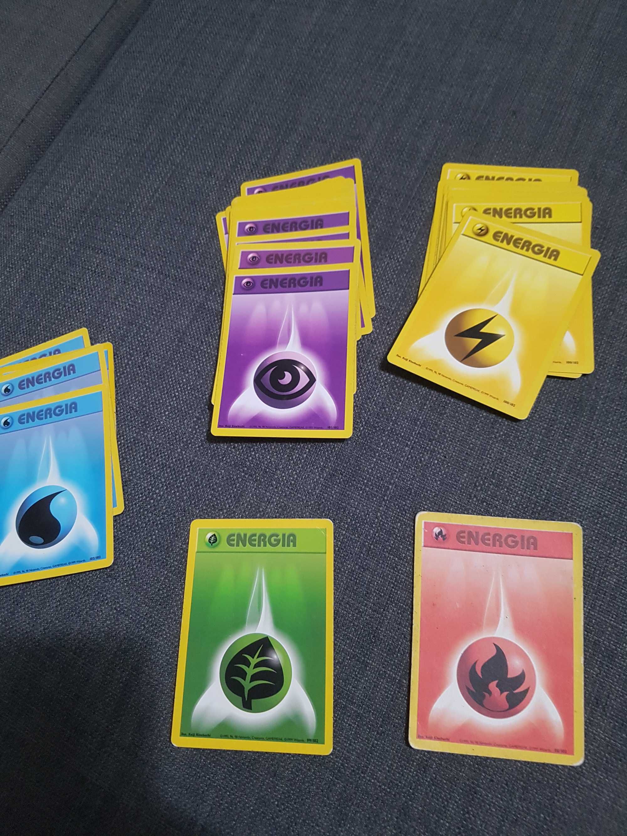 Cartas Pokémon antigas