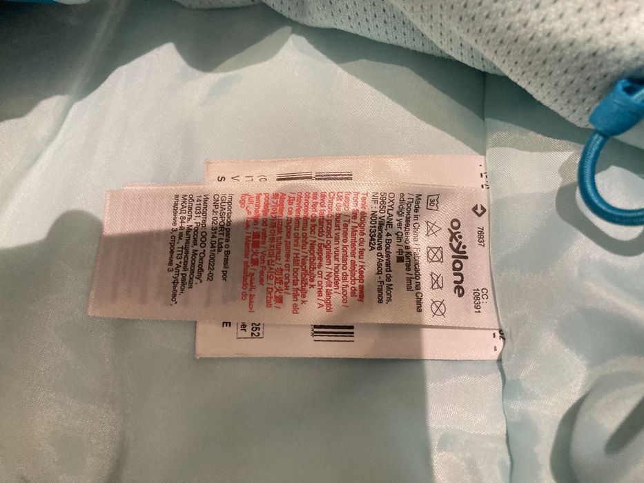 Casaco neve senhora azul decathlon