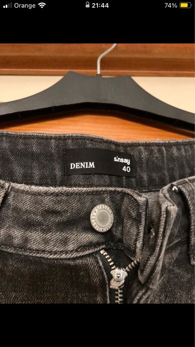 Jeansy slim mom fit Sinsay