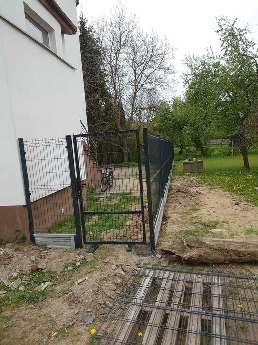 Ogrodzenie panelowe, panel 3d 153 cm, podmurówka, płot, bramy, furtki