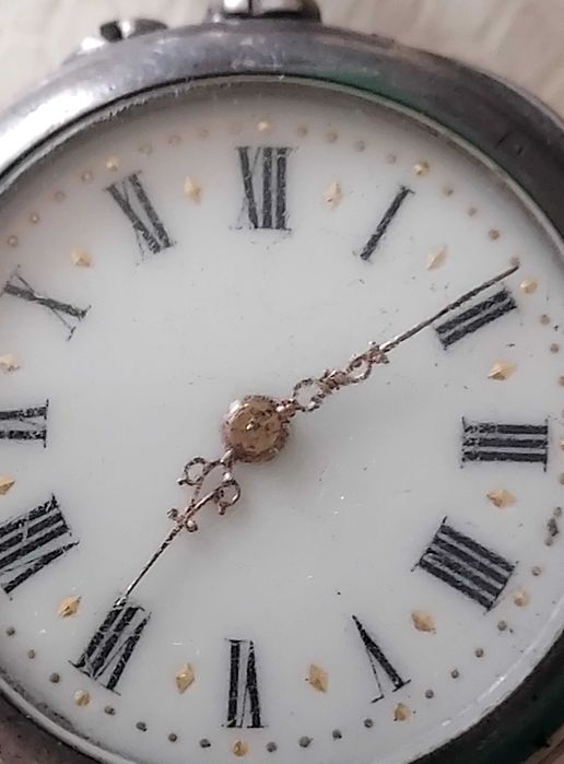 Relogio bolso cylindre 10 rubis