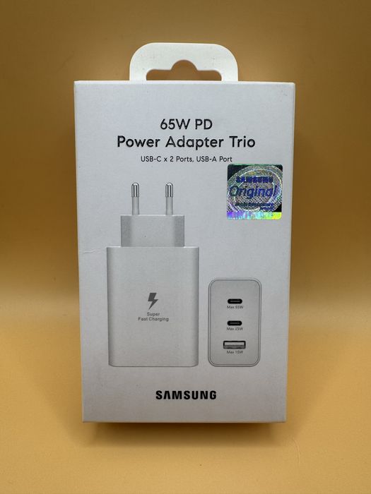 Мережевий зарядний пристрій Samsung 65W PD Power Adapter Trio