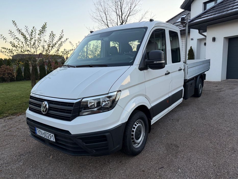 Volkswagen Crafter  Doda 7 osobowy Klima Hak Paka 3.50m rozstaw 4.50 FV 23%