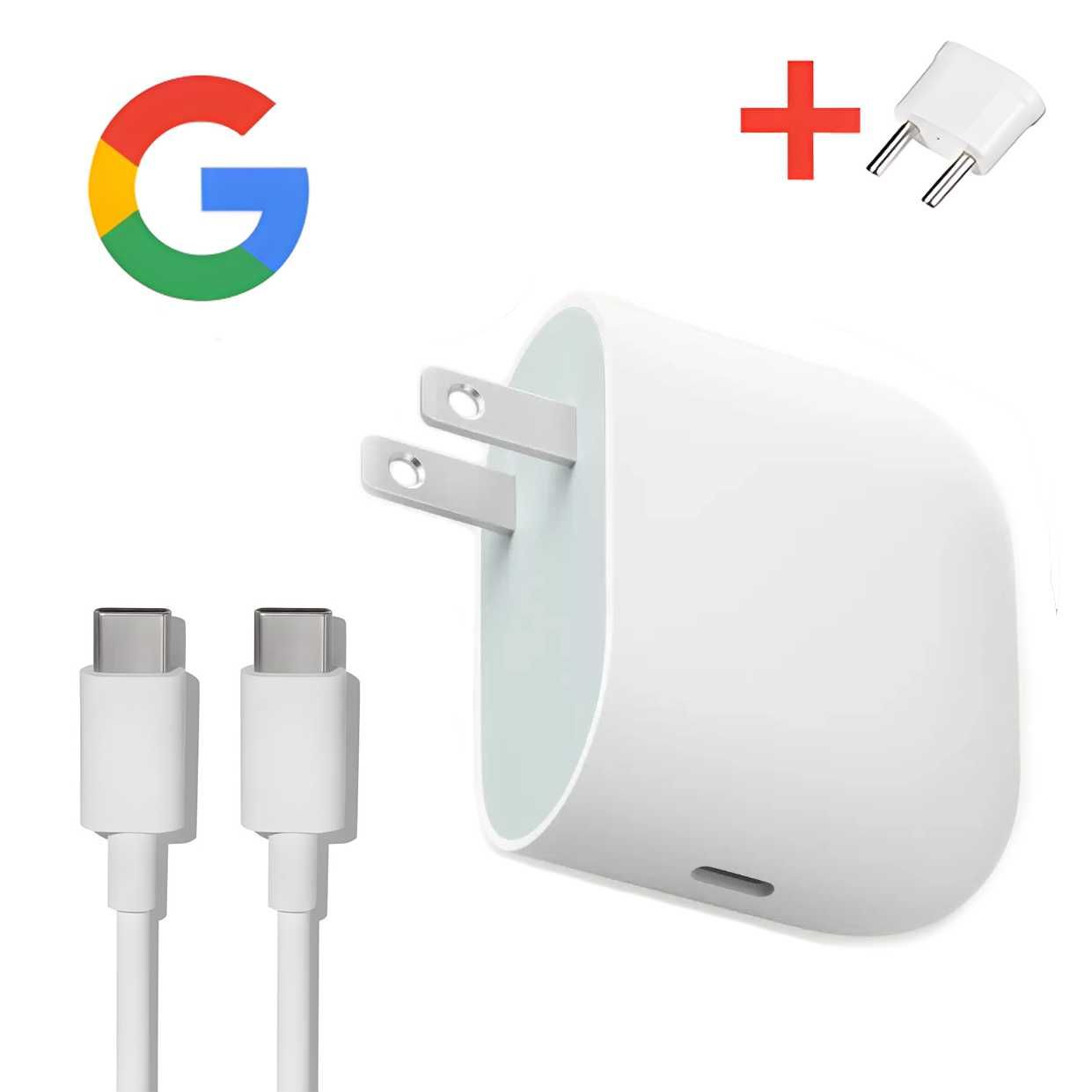 Оригінальна зарядка Google 45W Type-C для Pixel 9, 9 Pro, XL (+кабель)