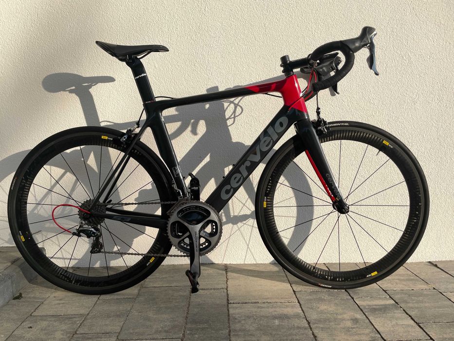 Cervélo S3 (aero, karbon, 56, Dura-Ace, Mavic, Wahoo Elemnt, czujniki)