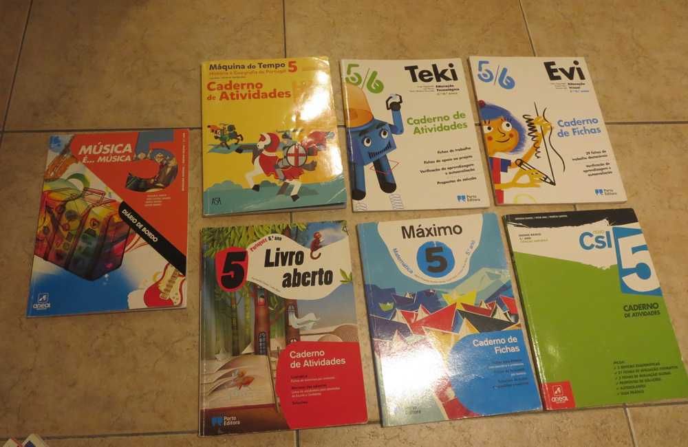 Doação Manuais escolares  5º e 6º Ano ( Actividades )