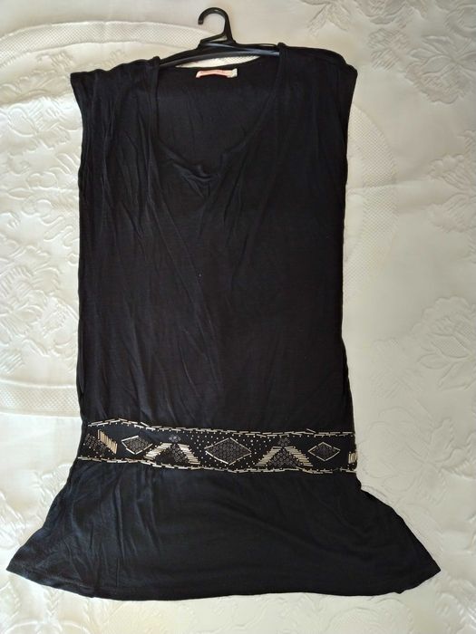 Túnica preta de Verão