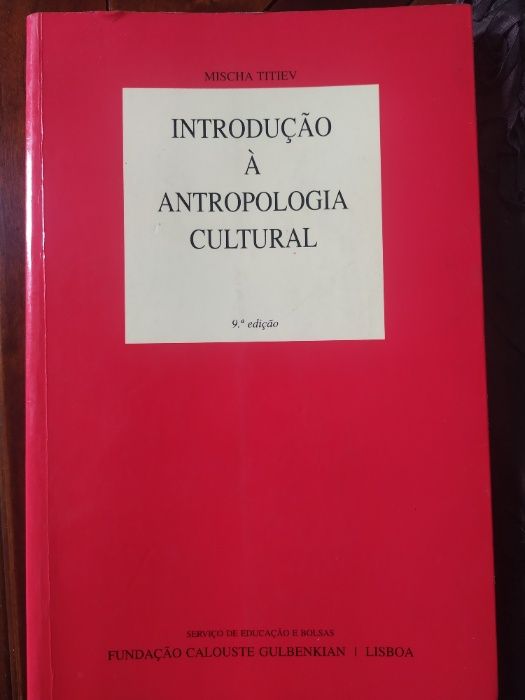 Vendo livro "Introdução à Antroplogia Cultural"