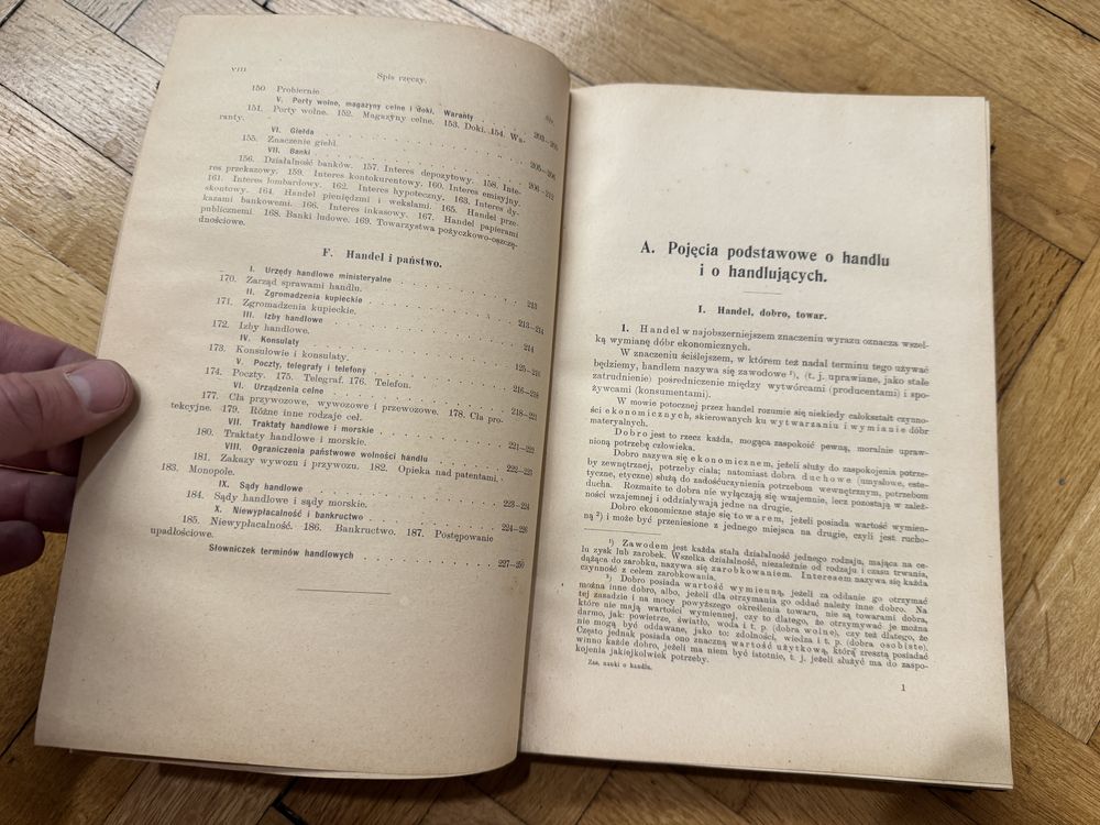 Findeisen C. F., Zasady nauki o handlu 1906 rok