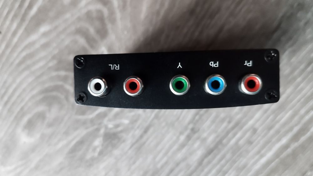 Component YPbPr + Audio to HDMI konwerter