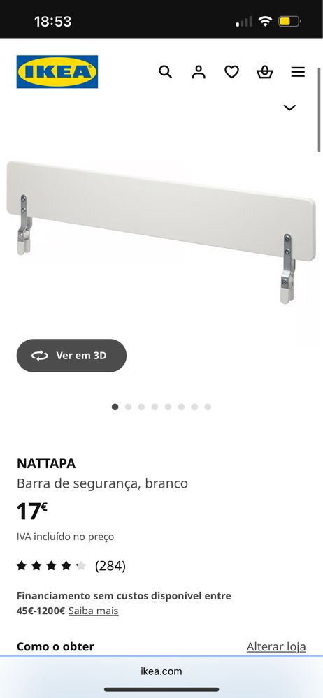Cama ikea crianças com colchão