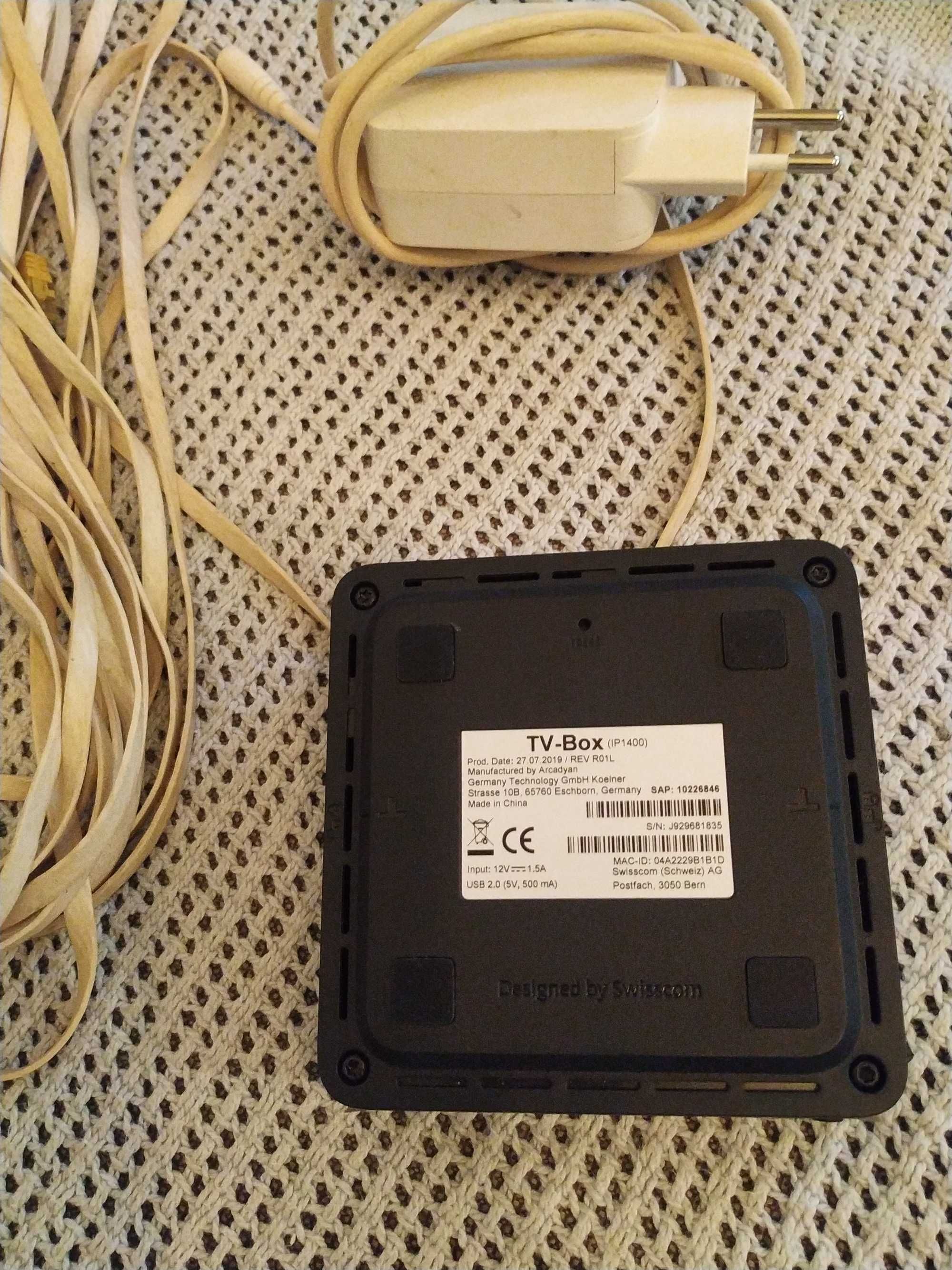 Телевізійна приставка Swisscom TV-Box UHD
