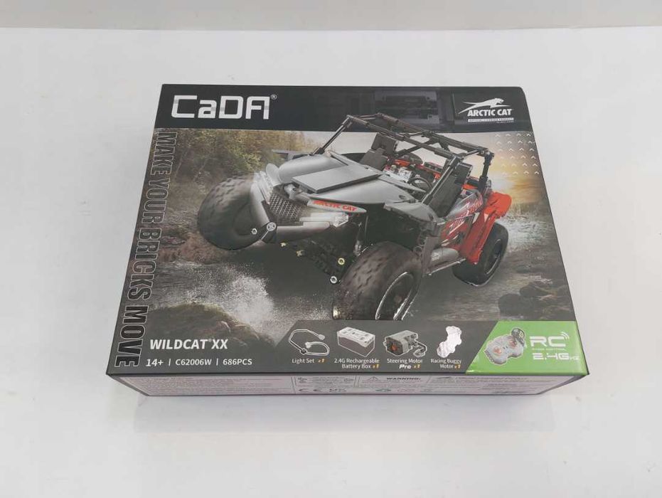 Klocki auto terenowe zdalnie sterowane Cada Wildcat 686 elementów