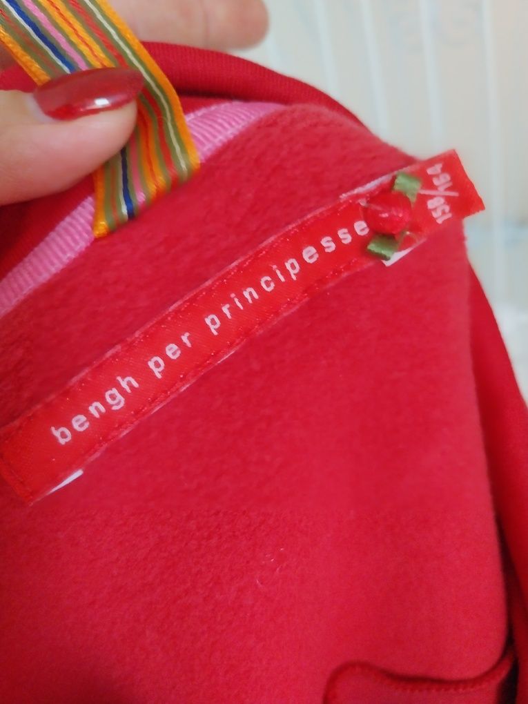 Casaco vermelho Beng per Principesse Tamanho 14 anos, usado duas vezes