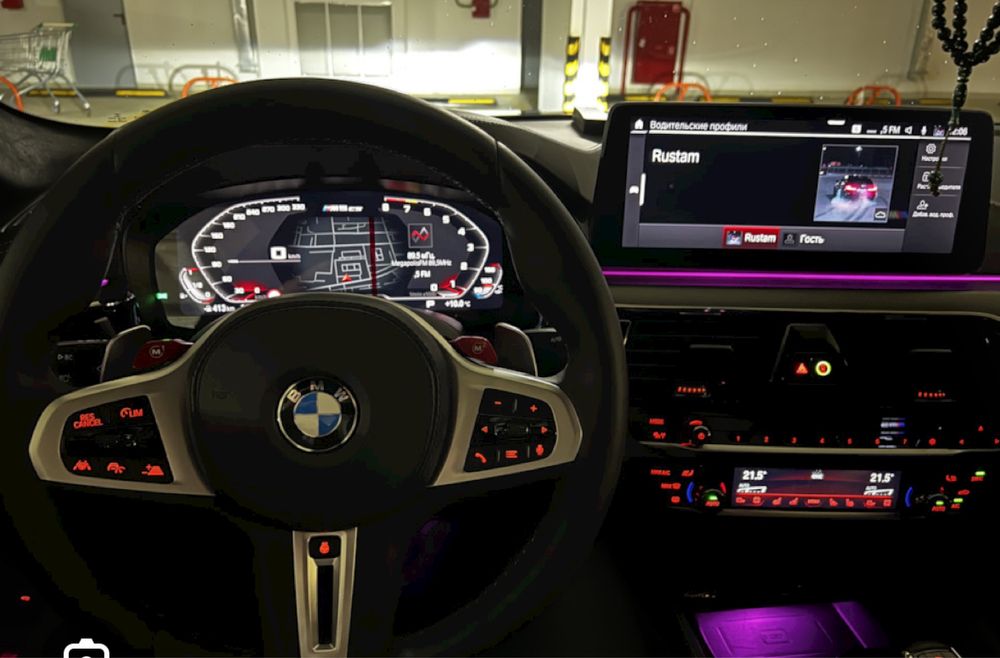 Приборка 6U3 live Cockpit BMW G30 G20 G01 G02 G32 G22 MGU бумеранги