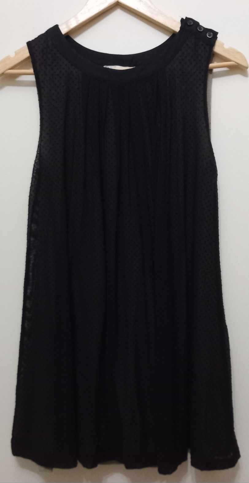 Vestido de tule preto