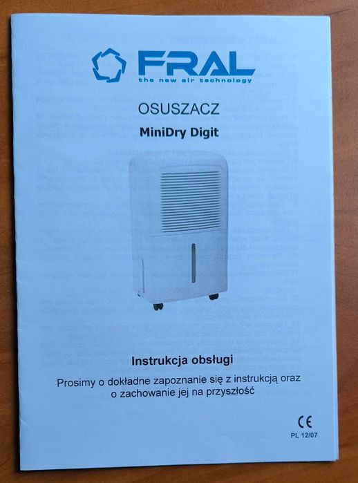 Osuszacz powietrza FRAL MiniDry Digit 10L/24h - Idealny na wilgoć!