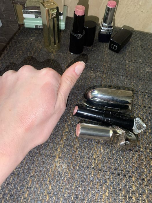 Набір косметики комплект помад бюті бокс 5 штук guerlain діор армані